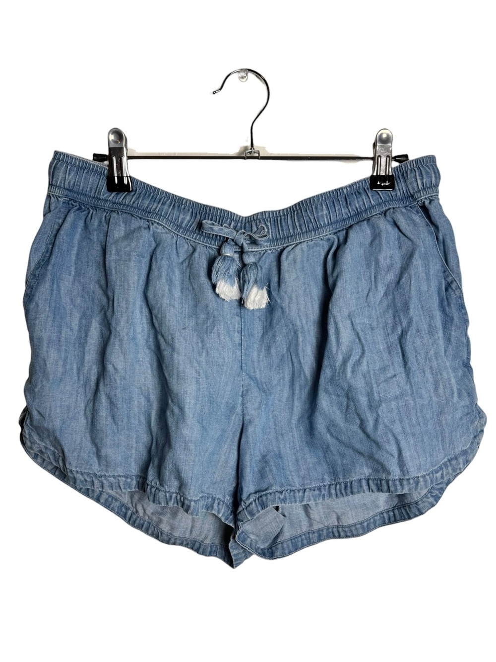 Vineyard Vines Tencel Lyocell Chambray Pull-on Tassel Shorts Medium